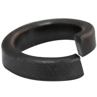 M14 HI-COLLAR HELICAL SPRING LOCK WASHER, BLACK